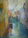Venice canal with relections